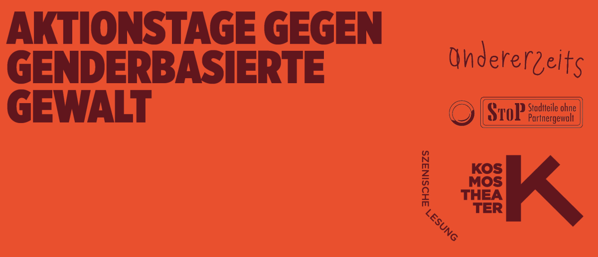 Kosmos Theater, Redaktion andererseits, StoP - Stadtteile ohne Partnergewalt